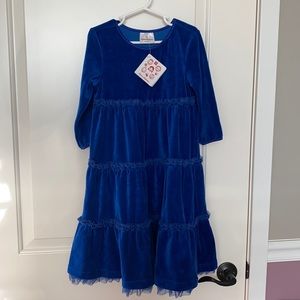 Hanna Andersson Velour Dress 120